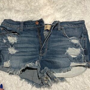 Hollister Distressed Denim Shorts